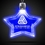Custom Blue Star Light Up Pendants, Price/piece