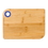 Custom Bamboo Cutting Board, 9 3/4" W x 7" H, Price/piece
