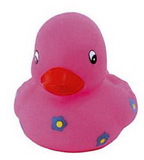 Custom Rubber Pretty-n-Pink Duck, 3 3/4