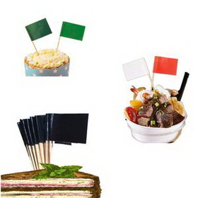 Custom Food Flag Toothpick With 2 14/25" Stick