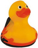 Custom Rubber Flame Duck, 3 7/8