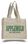 Custom Natural Canvas Gusset Tote Bag - 1 Color (14"x12"x5 1/4"), Price/piece