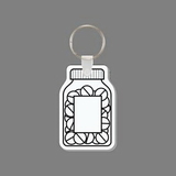 Key Ring & Punch Tag - Pill Bottle