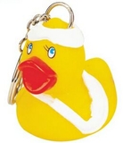 Custom Rubber Get Well Duck Key Chain