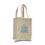 Custom Canvas Gusset Shopping Tote Bag, 10.5" W x 14" H x 5" D, Price/piece