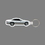 Key Ring & Full Color Punch Tag - Convertible Car (Jaguar), Price/piece