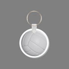 Key Ring & Full Color Punch Tag - Volleyball