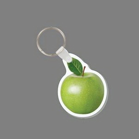 Key Ring & Full Color Punch Tag - Green Apple