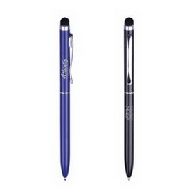 Custom Stylus Ballpoint Pen, The Slim Pacer Stylus & Pen, 5.5" L x 3/8" W