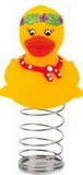 Custom Rubber Friendly Duck Bobble