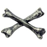 Custom Cross Bones Lapel Pin, 1