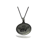 Custom Stainless Steel Necklace Round Pendant, 1