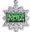 Custom Noel Snowflake Ornament, Price/piece