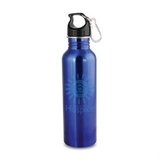Custom The Wide Mouth Flair w/Carabiner - 25oz Blue, 2.875