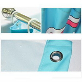 Custom Waterproof Polyester Fabric Shower Curtain