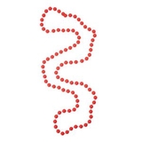 Blank Red 7 Mm Candy Bead Necklaces, 33