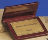 Custom Piano Wood Executive Name Card Holder (4