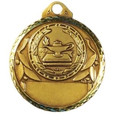Custom Stock Lamp of Knowledge Medal