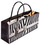 Custom Zebra Bag Horizontal Wine Bottle Bag, 13 3/8" W x 5 1/2" H x 3 1/2" D, Price/piece