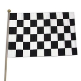 Blank Checkered Race Flag (12
