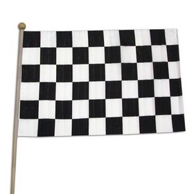 Blank Checkered Race Flag (12"x18")