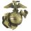 Blank Antique Brass Resin Marines Plaque Mount (5 1/8"), Price/piece