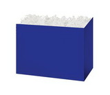 Custom Navy Blue Medium Basket Box, 8 1/4