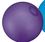 Custom 12" Inflatable Opaque Purple Beach Ball, Price/piece
