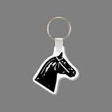 Custom Key Ring & Punch Tag W/ Tab - Horse Head