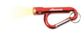 Custom Bulb Shape Carabiner Flashlight (4"x1 3/4"x5/8")