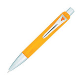 Custom Retractable Ballpoint Pen w/Silvertone Trim