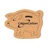 Custom Pig Cork Coaster