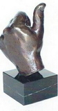 Custom OK Hand Signal Sculpture (7 3/4