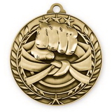 Custom 2 3/4'' Martial Arts Wreath Award Medallion