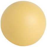 Custom Cream Squeezies Stress Reliever Ball, 2.75