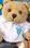 Custom GB Brite Plush Beanie Stuffed Light Brown Bear, Price/piece