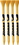 Custom 4 Pack of Bamboo Golf Tees, 2 3/4" L, Price/piece