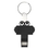 Custom Clipster Buddy 3-In-1 Charging Cable Key Ring, 2 1/2" W x 1 1/2" H, Price/piece