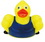 Custom Rubber Mr. Muscles Duck, Price/piece