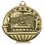 Custom 2" Academic Performance Medal Academic Excellence In Gold, Price/piece