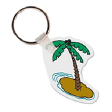 Custom Palm Tree Key Tag (Single Color)