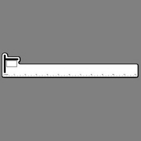 12" RULER W/ Blank For Sale Sign - Real Estate