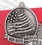 Custom Mini Stock Design Pewter Ornament (God Bless America), 1.875" Diameter, Price/piece