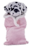 Custom Soft Plush Dalmatian in Baby Sleeping bag 8