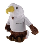 Custom Soft Plush Eagle in Doctor's Jacket 8