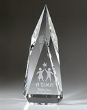 Custom Crystal Zenith Award, 10 1/2
