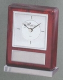 Blank Rosewood Rectangle Clock, 3 3/4