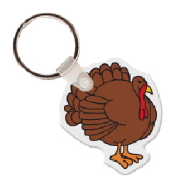 Custom Turkey Animal Key Tag