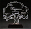 Custom 386-AP0TREESBBZ  - Tree-Of-Life Award-Clear Acrylic, Price/piece