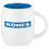 Custom 15 Oz. Puget Mug (Matte white out sky blue in ), Price/piece